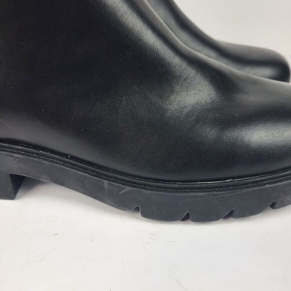 Nine West Women's Zip Up Knee High Fashion Boots Black Size 7.5M - Picture 9 of 16